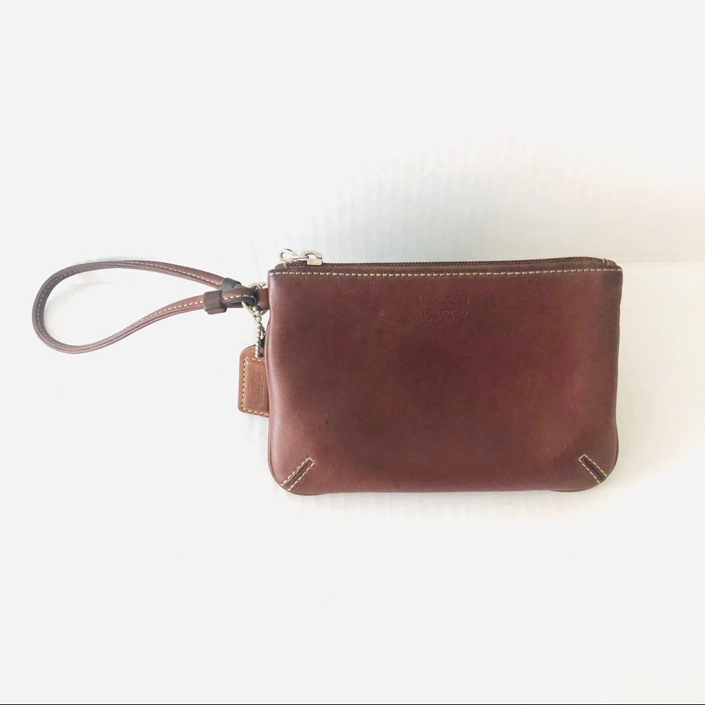 Coach Leather Wristlet